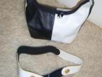 Daiktas Rankinė + diržas &#039;juoda/balta&#039;