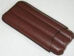 Daiktas Prabangus Odinis Cigarų dėklas (tamsiai rudas)