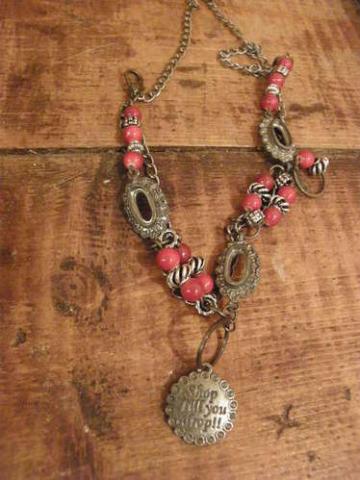 Daiktas apyrankė "shop till you drop"