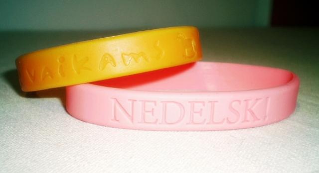 Daiktas Guminės apyrankės