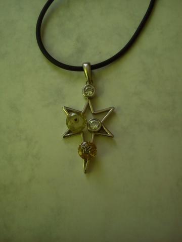 Daiktas Sidabrinis pakabutis "Žvaigždutė"