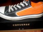Daiktas Converse all stars juodi/oranžiniai inkariukai