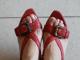 Odinės raudonos basutės Vilnius - parduoda, keičia (1)
