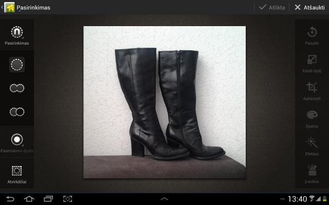 Daiktas ilgaauliai batai