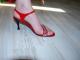 Raudonos elegantiškos basutės Vilnius - parduoda, keičia (4)