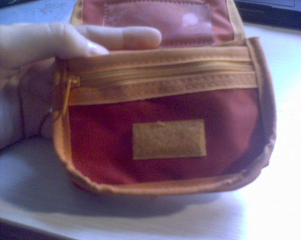 Daiktas oranzine pinigine