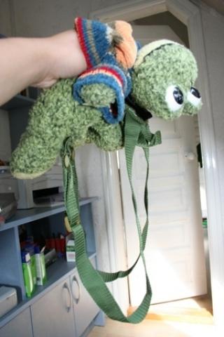 Daiktas Kuprinukė - Varliukas