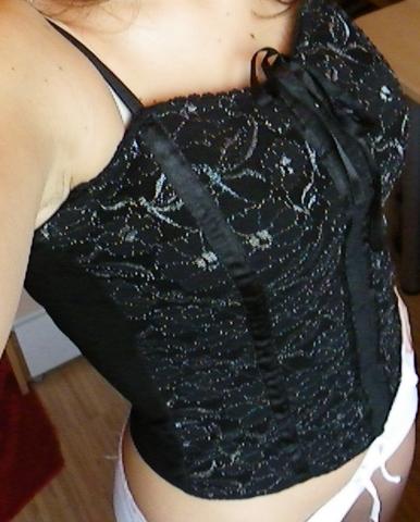 Daiktas korsetukas juodas 