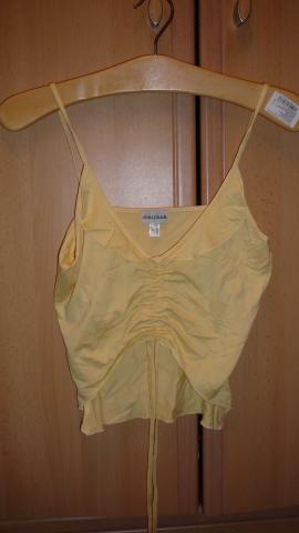 Daiktas Geltona, atvira bamba palaidine