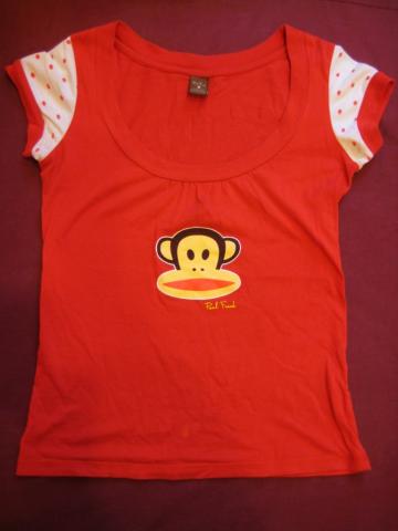 Daiktas Raudona maikutė trumpomis rankovėmis