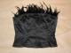 juodas korsetas su plunksnomis Prienai - parduoda, keičia (1)