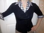 Daiktas Labai graži juodai balta bliuskutė