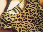 Daiktas "Peplum" leopardinė palaidinė