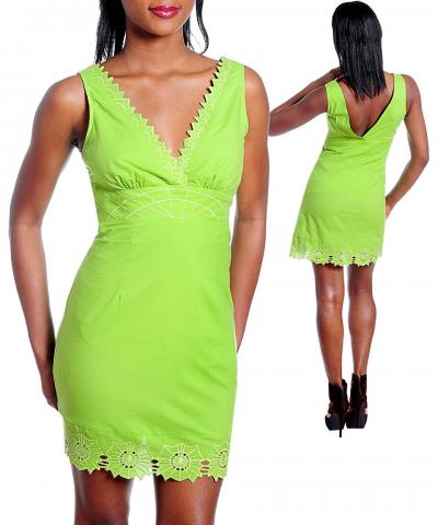 Daiktas Ryškiai salotinė, vasariška suknelė 