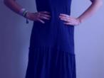 Daiktas tamsiai mėlyna suknelė