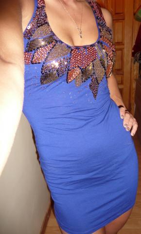 Daiktas TOP SHOP melyna suknele-tunika