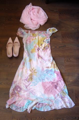 Daiktas Parduodama Joachim Bosse suknelė, šalis ir bateliai