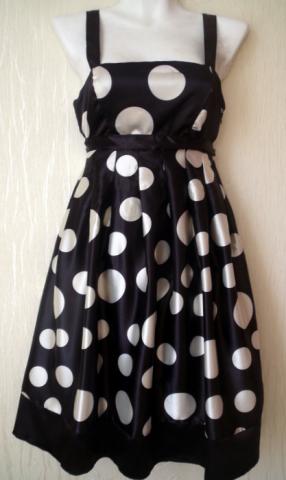 Daiktas Taškuota retro suknelė