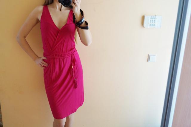 Daiktas nauja mango rožinė suknelė s