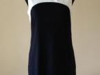 Daiktas Juoda tiesaus kirpimo suknelė / cmnc woman