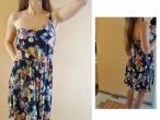 Daiktas nauja Mango mėlyna suknelė su gėlėmis M