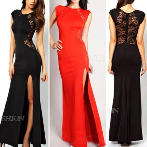 Daiktas Sexy nereali ispudinga suknele,juoda arba raudona