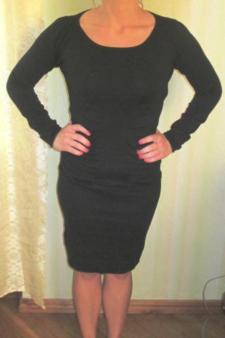 Daiktas Juoda megzta suknelė