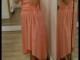 Persikine suknelė Utena - parduoda, keičia (1)