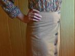 Daiktas Kreminės spalvos Lelijos vintage sijonas