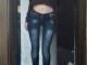 nauji garinti tamsiai mėlyni džinsai Vilnius - parduoda, keičia (1)