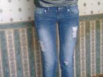 Daiktas Mėlyni plėšyti džinsai parduota