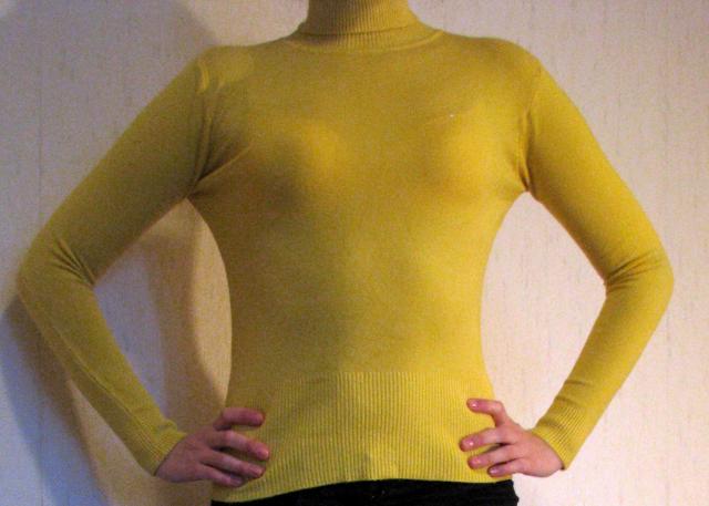 Daiktas Ryskus geltonas naujas megztukas