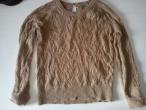 Daiktas Moteriškas smėlio spalvos megztukas