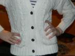 Daiktas labai gražus baltas vintage megztukas