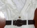 Daiktas Baltas naujas švarkas su diržu