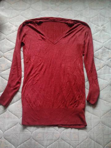 Daiktas Raudonas plonas megztukas