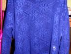 Daiktas Nertas mėlynas megztinis, su skylutėm