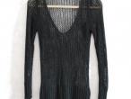 Daiktas Juodas tinklinis megztinis