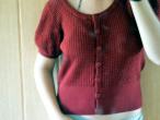 Daiktas raudonas megztukas -palaidinė