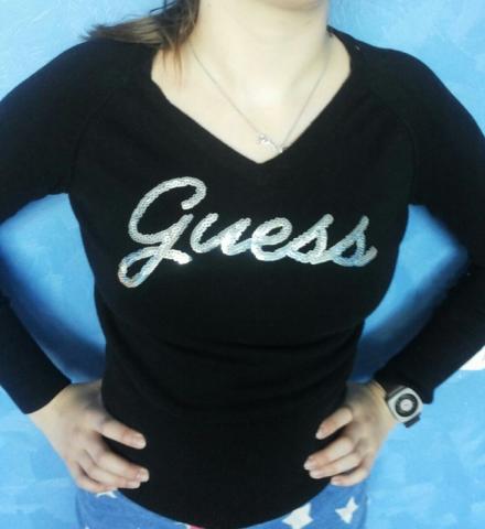 Daiktas Guess megztinukas juodas