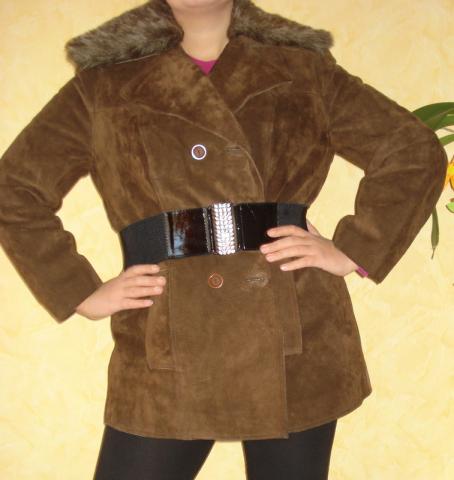 Daiktas Natūralios verstos odos paltukas