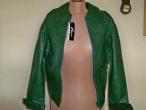 Daiktas Nauja žalia odinė striukė