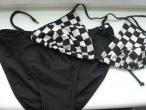 Daiktas Maudymosi kostiumėlis juodai baltai languotas