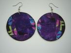 Daiktas violetiniai auskarai
