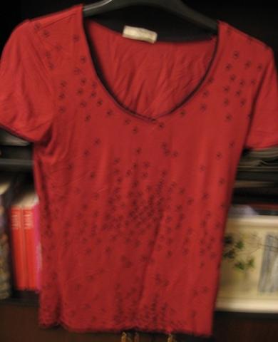 Daiktas raudona palaidinė