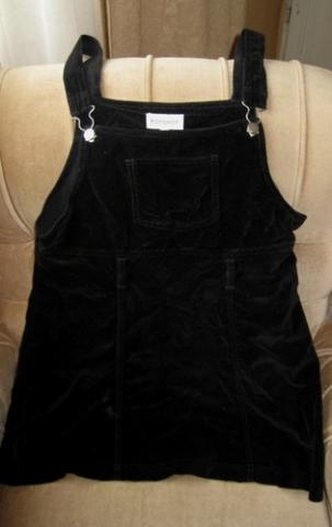 Daiktas Juodas aksominis sarafanas