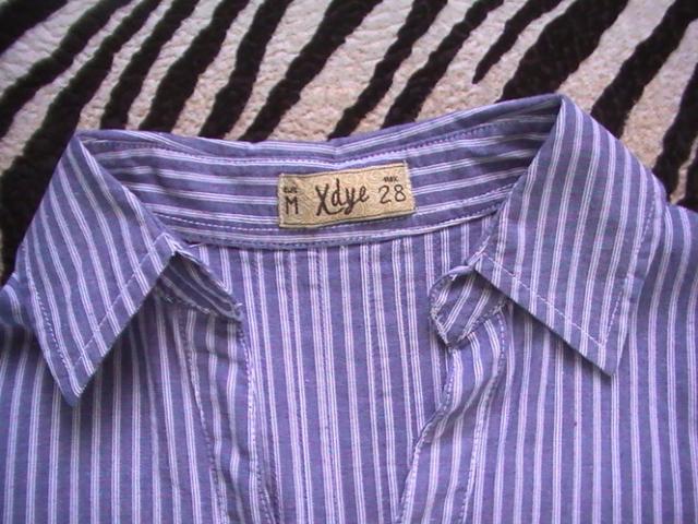 Daiktas mėlyni dryžuoti marškiniai