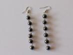 Daiktas auskarai su hematitu