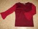 Raudona palaidinė, 3/4 rankovės, XS dydis Mažeikiai - parduoda, keičia (1)