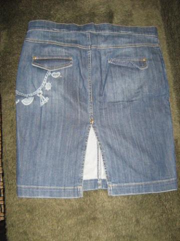 Daiktas dzinsinis zaros sijonelis